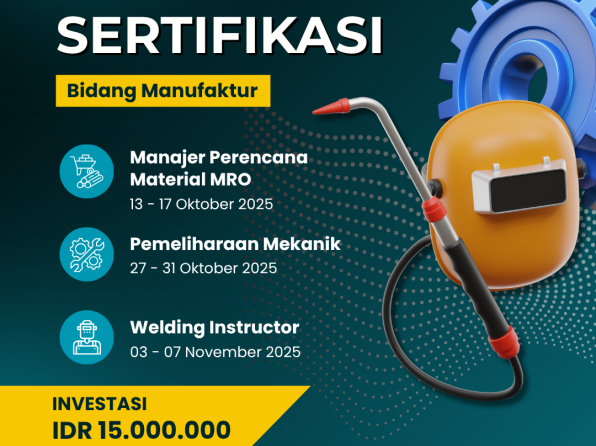 Dibuka Pelatihan-Sertifikasi Bidang Manufaktur untuk Dosen, Tendik, dan&hellip;